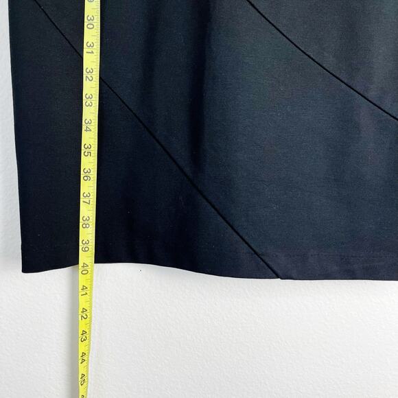 Chicos Angled Seam Wendi Dress Black Size Medium 8 - Picture 10 of 12